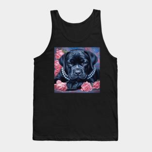 Cane Corso And Roses Tank Top